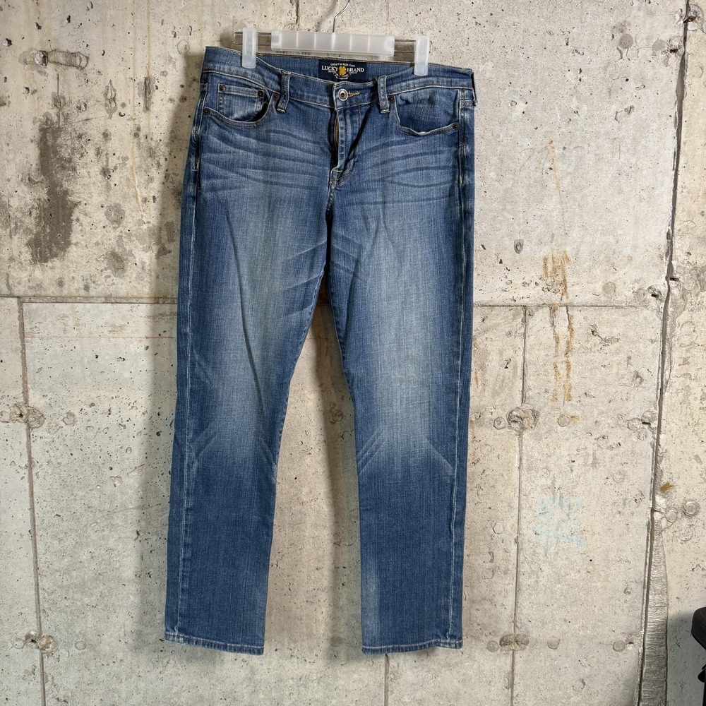 Lucky Brand‎ Jeans Womens 2 Blue Medium Wash Sweet N Straight Ankle Denim Pants